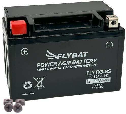 Batterie FlyBat FLYTX9-BS / YTX9-BS AGM geschlossen
