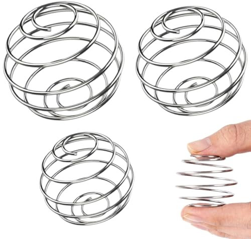JAWUZ 3 Pièces Mélangeur Anti-Grumeaux Biberon - Mélangeur Biberon Boule de Mélange Trois Tailles, Idéal pour Shakers à Vin, Tasses de Sport, Verres - Grand, Moyen et Petit