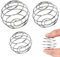 JAWUZ 3 Pièces Mélangeur Anti-Grumeaux Biberon - Mélangeur Biberon Boule de Mélange Trois Tailles, Idéal pour Shakers à Vin, Tasses de Sport, Verres - Grand, Moyen et Petit