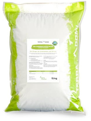 Ultimativer Turbo Rasendünger Frühjahr 15kg I N26 Stickstoffdünger I Ideal auch bei Hitzestress I Gesunder grüner Rasen mit Langzeitwirkung I Dünger für Rasen, Blumen, Obst & Gemüse