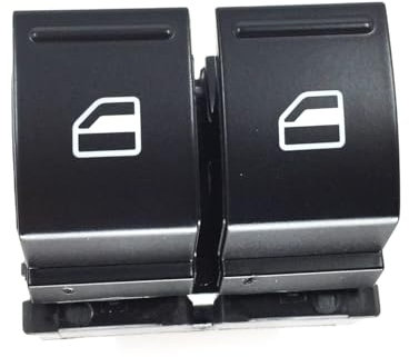 Hajus 9191157 Fensterheberschalter Schalter Fensterheber Vorne Links 1Z0959858 kompatibel mit Skoda Fabia II 542 545 Octavia II 1Z3 1Z5 Roomster 5J7 Yeti 5L