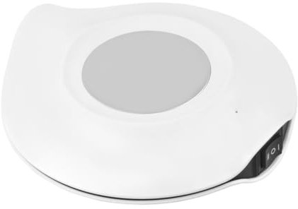 HOMOBABE USB Mini Kühlschrank für Tassen USB Betrieben Tragbar mit Kühl und Heizfunktion für Büro Camping und Zuhause Weiß