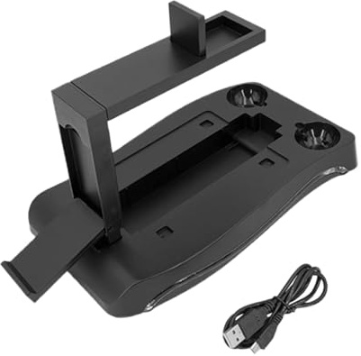 LOPUNER VR Controller Ladestation und Brillenständer Vertikaler Multifunktionaler Organizer für Vr spielkonsole Platzsparender Lade Aufbewahrungsständer Kompatibel mit VR Zubehör