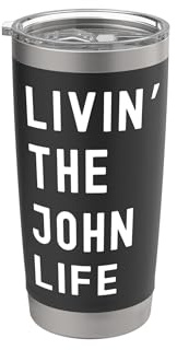 John Living The John Life Name Stainless Steel Insulated Tumbler