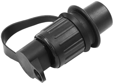 KMGDM Conector de enchufe de remolque de 3 pines, enchufe de 3 polos, enchufe de tractores, enchufe impermeable para caravanas y camiones