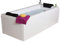 Whirlpool Badewanne Relax Profi MADE IN GERMANY 180/190 / 200 x 80/90 cm mit 24 Massage Düsen + LED + Heizung + Ozon Desinfektion + Balboa + OHNE Armaturen Eckwanne rechts oder links Eckbadewanne