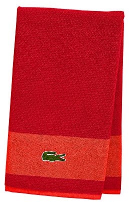 Lacoste Match Bath Towel, 100% Cotton, 600 GSM, 30x52, Formula 1