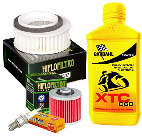 Tagliando Bardahl XTC 10W50 filtro olio aria candele Yamaha XVS 650 Drag Star