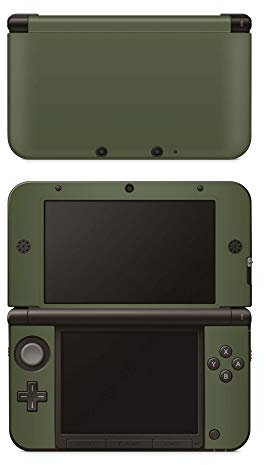Skins4u Aufkleber Design Schutzfolie Vinyl Skin kompatibel mit Nintendo New 3DS XL Solid State Olive