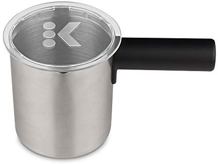 Keurig Works Non-Dairy Milk, Hot and Cold Frothing, Compatible K-Café Coffee Makers Only, Charcoal Frother