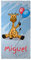LolaPix Toallas Piscina niño. Toallas Personalizadas. Toalla de Playa. Regalos Personalizados con Nombre. Varios diseños y tamaños. Jirafa Azul