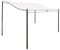 Dequate Ersatzdach Pavillon - 3x3m, 3x2,6m, 2,6x2,5m Dach Für Pavillon Partyzelt Gartenzelt Festzelt, 300D Canvas wasserdichte (Ohne Ständer)