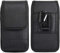 JIUNINE Cover Custodia per Artfone C1 / F20, Antiurto Clip da Cintura Borsa Case Protettiva di Tela di Oxford Compatibile con SweetLink S2PLUS 3,5-4,0 Pollici Telefono Cellulare per Anziani, Nero