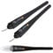 3 Swords Germany - brand quality CUTICLE REMOVER TRIMMER KNIFE (2 pieces) manicure pedicure grooming for professional finger & toe nail care by 3 Swords, Made in Germany (7865)