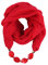Asudaro Damen Tücher Halskette Modeschmuck Anhänger Schals Sonnenschutz Jahrgang böhmischen Stil Kette Quasten Schal Halskette Halstücher Bekleidung Elegante Schal Wrap Pashminas 180 x 48CM rot