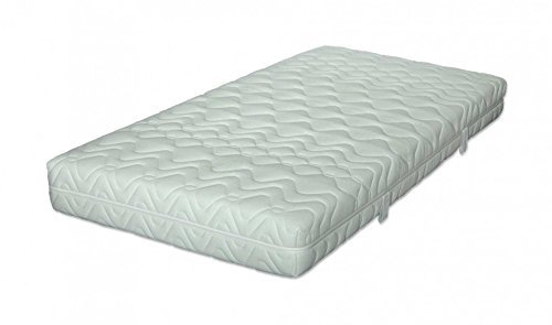 Malie 5 Zonen Tonnen-Taschenfederkernmatratze Polar, H 3 mittlere Matratzenhärte Federkernmatratze Polar H3 in Überlänge 140x220 cm