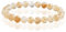 AURSTORE Bracelet Pierre Naturelle 8mm, Bracelet perle, Pierre Précieuse pour homme et femme (Citrine 13)