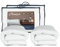 DormiGood – Bettdecken Set – 2X Hochwertige Daunendecke 155x220 cm für die Übergangszeit - Übergangsdecke 155 x 220-100% Daunen - Warme Daunendecke für Frühling und Herbst- Inlay aus Baumwolle