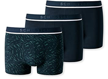 Schiesser Herren 3 Pack Boxershorts Bio Baumwolle Multipack - 95/5 Organic, Sortiert 2_179064, 4