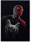 Displate Offiziell Spiderman MetallPoster Magnetische Befestigung Inklusive Lizenziert Bilder Hochwertiges Poster Darker Poster 45 cm x 32 cm