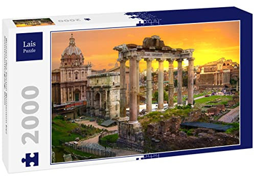 Lais Puzzle Ruinen des Forum Romanum bei Sonnenuntergang, Rom 2000 Teile