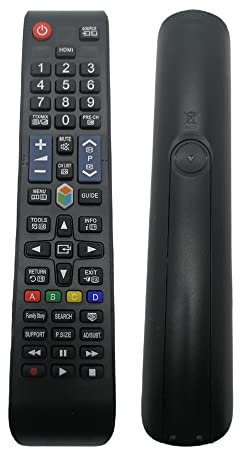 Replacement Remote Control For Samsung UE40H6400 40 Full HD LED Smart 3D TV