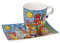 Künstlertasse James Rizzi Summer in the City - Pop Art