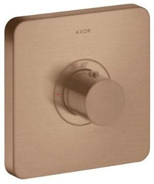 hansgrohe AXOR Starck ShowerSelect Soft Thermostat Highflow Unterputz, 36711310, Farbe: Brushed Red Gold