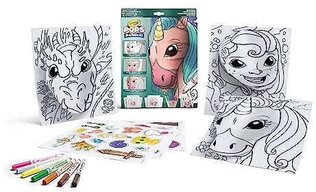 CRAYOLA POPS - Set Attività 3D, per Colorare e Creare disegni in 3D, Attività Creativa e Regalo per Bambini, soggetto Creature Mistiche, da 6 anni, 04-2803