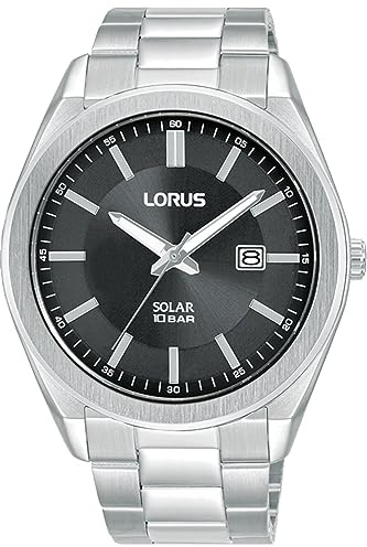 Lorus Sport Man Herren Uhr analog Quarzwerk mit Edelstahl Armband RX351AX9