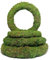 Elixir Gardens Moss Padded Wreath Rings | Festive, Christmas Decorative Padded Circular Frames for Doors, Walls & Tables Centrepieces | 10(25cm) x 2
