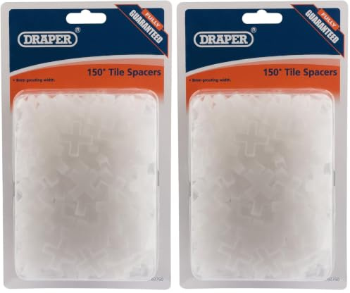 Draper 82760 8 mm Tile Spacer, Blue (Pack of 2)