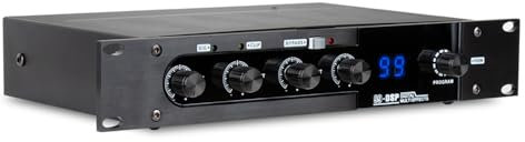 Btuty Karaoke Mixer Reverberator 99 DSP Professional Digital Audio Effector Stereoscopic Sound Effect KTV Microphone BT Reverberation Effector for Stage Performances DJs Business Speeches