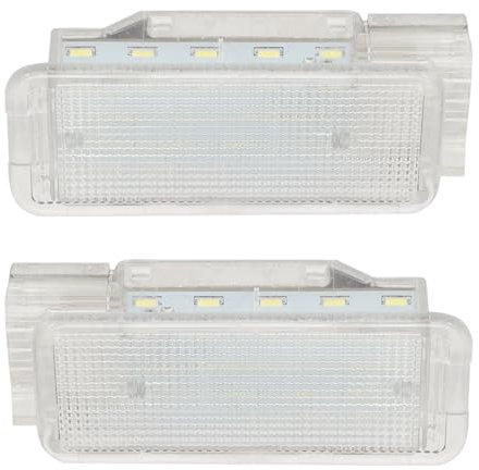 Attisfiera 2 * Innenraum Fußraum Tür Höflichkeit Gepäck Licht für 206 207 208 406 407 508 Expert C2 C3 C4 C5 C6 Kofferraum Glove Box Boot Cargo Light 6362N6 LED Auto Innenraum 964233