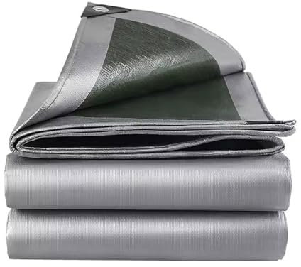 Toldo con Ojales 2x3.5m, Lona Impermeable, Cámping, Lona Protectora Impermeable y Antidesgarro, para Leña, Muebles de Jardín, Automóviles, Piscinas, Barcas