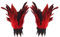 Maxtonser Bracelet de cheville en plumes - Accessoires pour cheveux