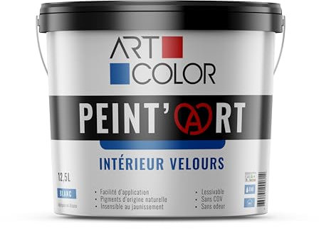 Peint'Art - Peinture intérieure velours | Blanche - 12.5L