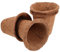 BESPORTBLE 4 Stück Kokosnuss-palmen- -cup Pflanzgefäße Saatgut-anzuchtschale Pflanzen-starter-töpfe Tomaten Töpfe Gärtnerei Topf Gärtnerei Töpfe Saftiger Pflanzentopf Light Brown