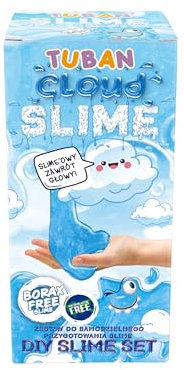TUBAN DIY Tuban Slime Kit - Colle - Activateur - Fluo Glitter - Récipient - Agitateur - Jouet pour Enfants Nuage