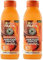 Garnier Fructis Hair Food Papaya Riparatrice, Shampoo per Capelli danneggiati, 96% di Ingredienti di Origine Naturale, Senza Siliconi, 350 ml (Confezione da 2)