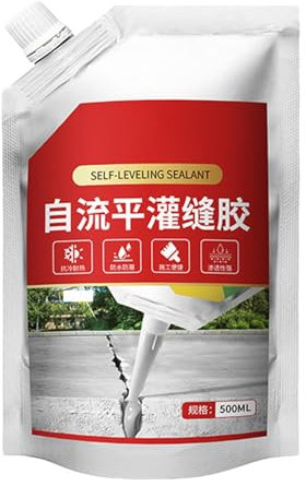 Beton-Rissfüller-Dichtungsmasse, Zement-Dichtungsmasse,16,9 Unzen Duschfliesendichtmittel wasserdicht | Auslaufsicherer, selbstnivellierender Rissversiegelungs-Betonmörtelfüller für Wand-