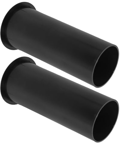 Hoement Lot de 2 Tubes Bass-Reflex 60×150 Mm en Plastique pour Caisson de Basses – Tube D’évent pour Haut-Parleur, Sortie D’air Optimisée, Compatible Enceintes Maison, Voiture