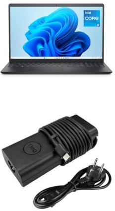 Dell 15 PC Portable DC15250, écran 15,6 po FHD 120Hz antireflet, Intel Core i5-1334U, 16 Go RAM, 512 Go SSD, Intel UHD, W11H, Clavier AZERTY, Carbon Black, Chargeur USB‑C 65 W