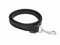 Mystique® Gummierte Leine 20mm ohne Handschlaufe Standard Karabiner schwarz 1m