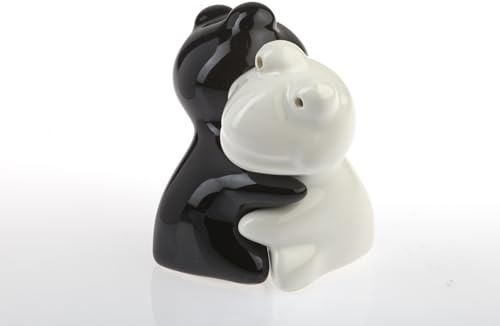 by-Bers umarmende Frosch sw, Kuh, Maus, Tiere, aus Wald und Garten als wohl süßester Salzstreuer der Welt, Salz- und Pfefferstreuer als Geschenk (Amazon-Produktseite anzeigen)