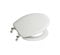 Roca Lucerna A801099004 - Toilettensitz, mit verchromten Scharnieren, Weiß
