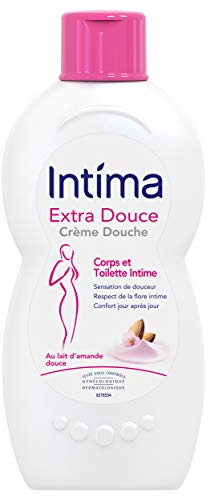 Intima Crème Douche Extra Douce au Lait d'Amande - 500 ml - Lot de 4
