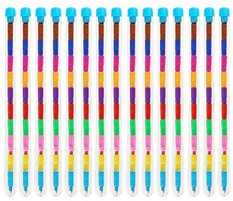 THE TWIDDLERS 36 Farbwechsel Steckstifte Buntstifte für Kinder, Jungen & Mädchen - Malbücher, Kindergeburtstag Mitgebsel, Schule, Mitbringsel, Gastgeschenke