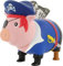 LILALU Spardose BIGGYS Pirat, Sparschwein Kopf drehbar Sparbox Sparbüchse Münzeinwurf Piggy Bank Tresor Kinder