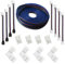 RUNCCI-YUN 5M 4Pin RGB Cavo di Prolunga Linea Connettore Cavo per 5050 3528 RGB LED Striscia-Connettore Kit